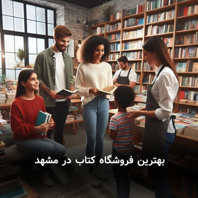 غکس بهترین فروشگاه کتاب در مشهد