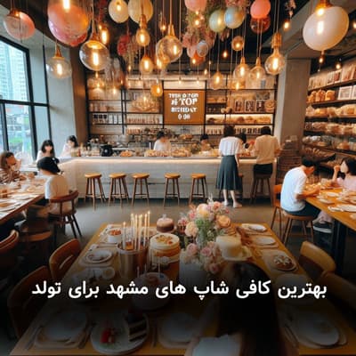 بهترین کافی شاپ های مشهد برای تولد