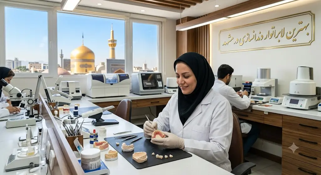 بهترین لابراتوار دندانسازی در مشهد